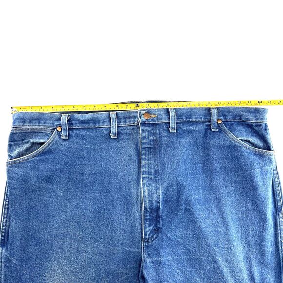 Wrangler 13MWZ Cowboy Cut Jeans - Blue Size 50x32 - Picture 6 of 10